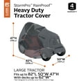 thumbnail image 5 of Classic Accessories StormPro Waterproof Heavy-Duty Tractor Cover, Fits tractors with decks up to 62", 5 of 13