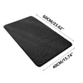 thumbnail image 3 of Guanhe Bathroom Rugs Bath Mats Non-slip Bottom Quilted Embroidered Bathroom Entrance Absorbent Floor Mat,24x16'',Black, 3 of 5