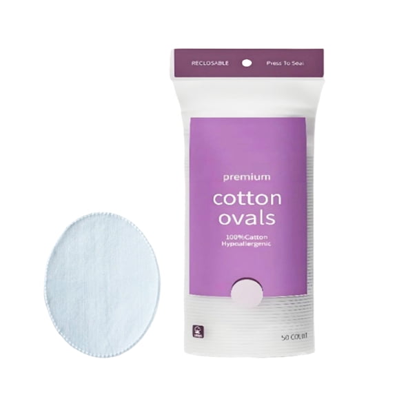 Soft Fabric Cosmetic Pad Gentle On Skin Makeup Remover Cotton Round For Toner Application Cleansing