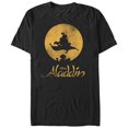 thumbnail image 4 of Men's Aladdin Magic Carpet Ride Silhouette Graphic Tee Black 2X Large, 4 of 4