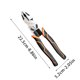 thumbnail image 2 of Xihbxyly Alicates Multifuncionales 4 En 1, de Acero Aleado, para Cortar, Pelar y Engarzar Cables, Ideal para Sujetar Tornillos y Tuercas, Herramienta Versátil, para Uso Doméstico y de Bricolaje, Tama, 2 of 3