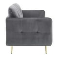 thumbnail image 2 of Cameron Tufted Performance Velvet Sofa Gray, 2 of 10