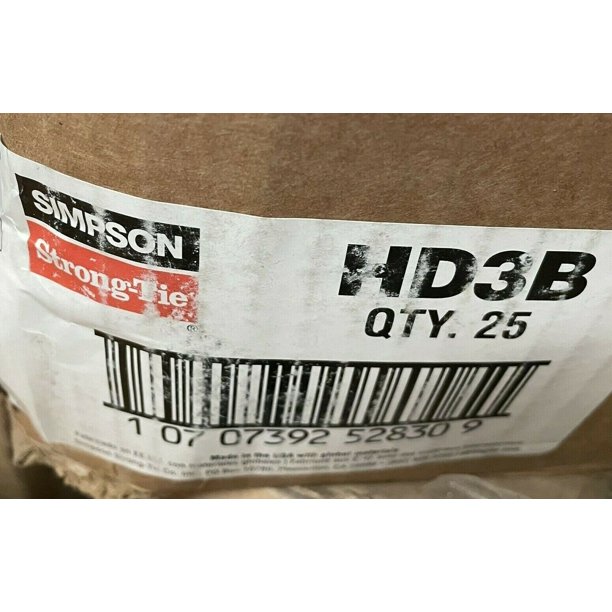 (25) Simpson StrongTie HD3B Holdown
