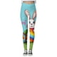thumbnail image 1 of MKLEKYY Leggings deportivos push up para mujer, leggings de entrenamiento a la moda para mujer, pantalones con estampado de Pascua y bloques de color, leggings suaves y elásticos, 1 of 4