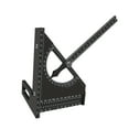 thumbnail image 4 of figatia Triangle Ruler Square Measurement Carpentry Measuring Layout Tool Black, 4 of 8