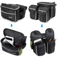 thumbnail image 4 of bike top tube bag, Cycling Bike Top Tube Bag with Rain Cover Waterproof Mountain Bicycle Front Frame Pannier Bag Pack, 4 of 5