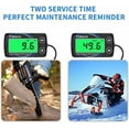 thumbnail image 3 of Small Engine Tachometer Hour Meter – Digital Inductive Waterproof Tiny Tach/RPM/HR Meter for Dirt Bike/Chainsaw/Lawn Mower/Generator/Motorcycle/Boat Marine Outboard (Vehicle Parts & Accessories), 3 of 7