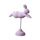thumbnail image 5 of Adorno de conejo de madera, pequeña estatua decorativa, decoración animal, figura de conejo para Rosa, 5 of 9