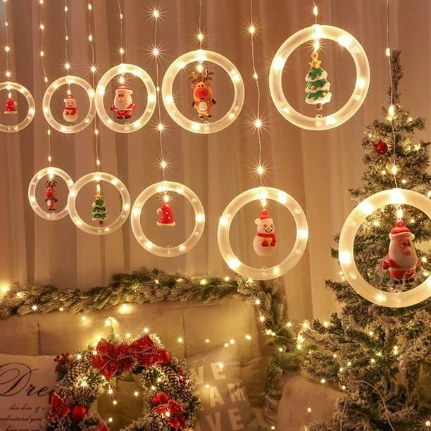 1 Pièce De Lumières De Fenêtre De Noël À LED Pour Fenêtres - Temu