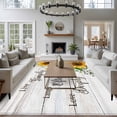 thumbnail image 3 of Yellow Sunflowers Area Rugs 8'x10', Small Throw Rugs for Living Room Patio, Farmhouse Floral Rustic Botanical Grey Wood Indoor Outdoor Rug Non-Slip Low Pile Carpet Runner Reversible Floor Mats, 3 of 8