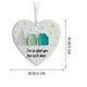 thumbnail image 5 of Heart Glass Sea Friendship Decor, Friendship Heart Ornament, Christmas Tree Hanging Keepsake, for Home Office, High-Quality Sea Glass, Unique Gift, for Bedroom, 5 of 8