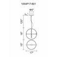 thumbnail image 3 of LED Chandelier with Chrome Finish, 3 of 7
