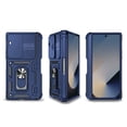 thumbnail image 3 of TECH CIRCLE for Samsung Galaxy Z Fold 7 PC+TPU Hybrid Case with Slide Camera Lens Cover, Military-Grade Magnetic Ring Car Mount Holder Kickstand Dual Layer Shockproof Protective Cover,Blue, 3 of 12