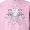 thumbnail image 3 of Inktastic Hope Lung Cancer Awareness Adult Sweatshirt, 3 of 4