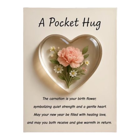 Flowered Pocket Gift Card - Versatile and Durable Keepsake for Birthdays, Anniversaries & Special Occasions - Thoughtful Appreciation Gift with Easy Redemption,Multicolor