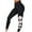 Black, variant on Women Casual Workout Running Printed High Waist Yoga Pants Female Lounge Abdomen Control Tights Ladies Leisure Booty Leggings Women's Super Elastic Slim Trousers