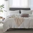 thumbnail image 4 of Set Linen Texture 100% Cotton Fabric Durable Breathable Natural Dreamy Chic, 4 of 7