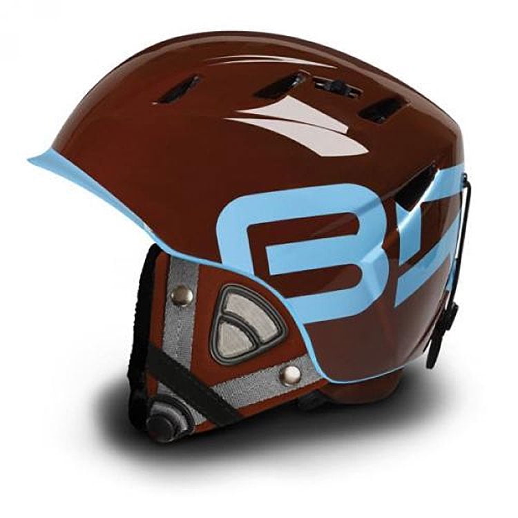 Briko 10.0 Contest Ski Helmet Slope Style Big Mountain Brown w Contest Ears included Medium 57-58 CM by SOGEN SPORTS INC.
