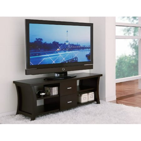 Autumn Furniture Furniture of America Autumn Entertainment Console with Drawer Storage, 60-Inch, Cappuccino ()