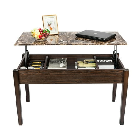 Zimtown Faux Marble Lift Top Coffee Table Living Room End Side Zimtown Faux Marble Lift Top Coffee Table Living Room End Side Modern Furniture