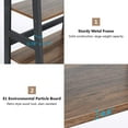 Ladder Shelf 5 Tier Industrial Bookshelf for Home Display Storage Rack Organizer main image 1