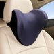 thumbnail image 2 of Almohada para el cuello del coche Hebillas ajustables Fibra cómoda Memoria ergonómica Algodón Azul kusrkot Almohada para el cuello del coche, 2 of 8