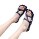 thumbnail image 1 of Qarigey Verano Mujer Señoras Playa Chanclas Zapatillas Planas Sandalias de Masaje Zapato Calzado, 1 of 6