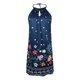 thumbnail image 4 of Vestido sin mangas con estampado de cuello colgante de metal a la moda informal de verano para mujer Pompotops  ghjkhdj1791, 4 of 5