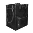 thumbnail image 1 of Sac d'Épicerie Réutilisable sur Roues, Chariot de Magasinage Portable Étanche à Grande Capacité avec Fermeture Éclair, Sac Fourre-Tout Pliable à Roulettes avec Poignée pour le Camping, les Voyages et le Gym, 1 of 7