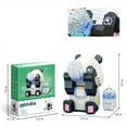 thumbnail image 2 of HI-REEKE Animal Micro Mini Building Block Set Panda Drinking Milk Kit Plastic Toy for Kid White, 2 of 7