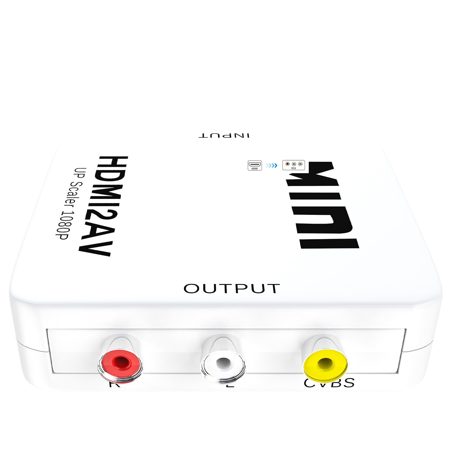 Tsuinz 1080P HDMI to RCA AV Converter Adapter Composite Video Audio for