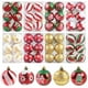 thumbnail image 2 of 6 piezas/caja de 6 cm, adornos de bolas de Navidad para colgar en el árbol de Navidad, decoraciones navideñas para el hogar, regalo de Navidad y Año Nuevo 2024, 2 of 5