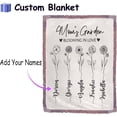 thumbnail image 3 of Best Mom Ever Custom Blanket, Birthday Gifts for Mom from Daughter Son with Pictures, Customized Photo Collage Mother Blankets Wife Birthday Gifts, Personalized Flannel Blanket with Photo as a Gift, 3 of 6