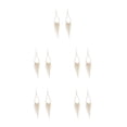 thumbnail image 2 of Qarigey 1 par de pendientes colgantes ahuecados en forma de gota de agua, accesorios de joyería, decoraciones clásicas de moda para mujer, pendientes Type2 NO2 Qarigey CBP372295, 2 of 4
