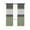 Gray Green, variant on Sage Green Morocco Blackout Curtains, Light Blocking Print Window Curtains, Modern Stitching Geometric Striped Grey Thermal Insulated Window Drapes for Living Room 2 Panels, 55"W x 39"L