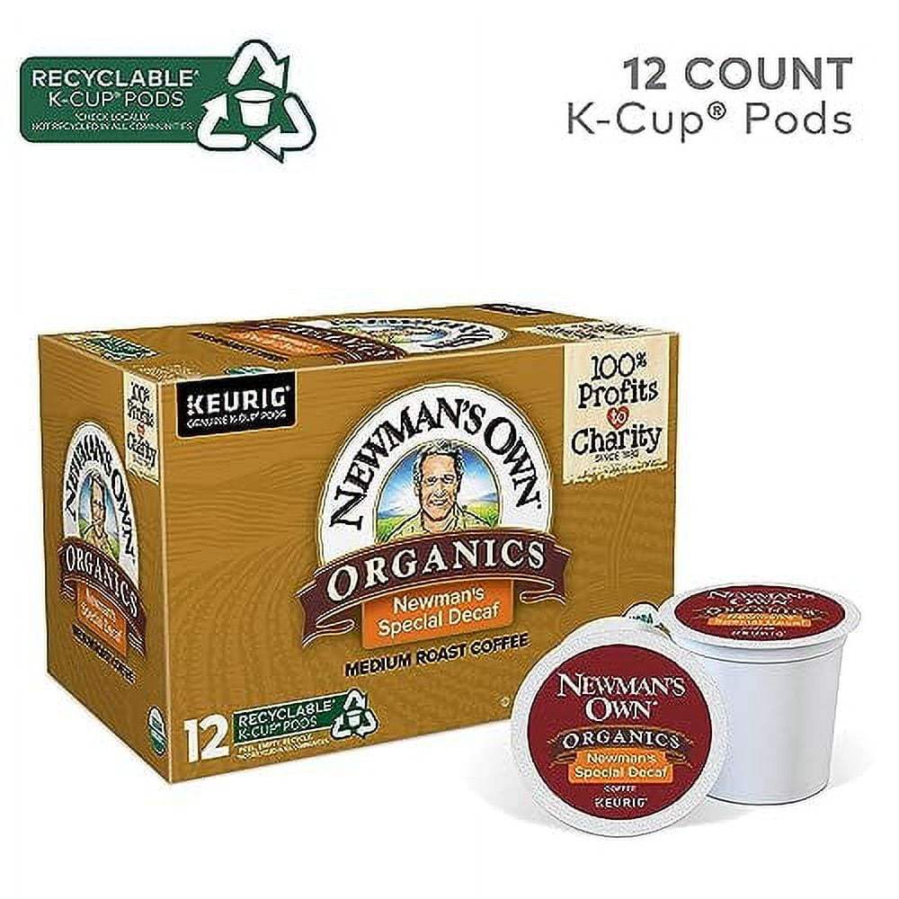 Green Mountain Newman's Own Special Decaf Coffee, K-Cup Portion Pack for Keurig K-Cup Brewers, 12-Count (Pack of 3)