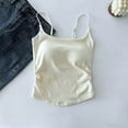 thumbnail image 6 of XIAONU Women's Spaghetti Strap Cami Tank Slim Fit V Neck Basic Sleeveless Top, 6 of 7