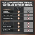 Dr. Frederick's Original Copper Arthritis Glove 2 Gloves Perfect
