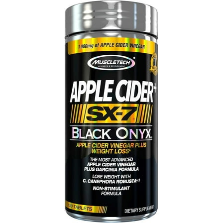 MuscleTech APPLE CIDER  SX-7 Black Onyx Weight Loss (150 Capsules)