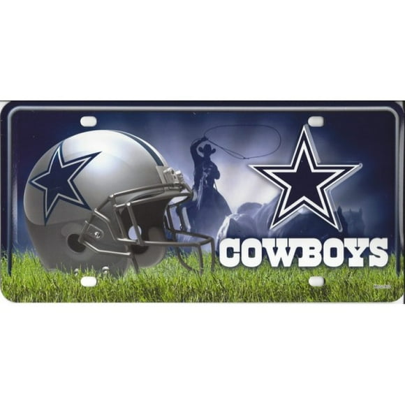 Dallas Cowboys Metal License Plate