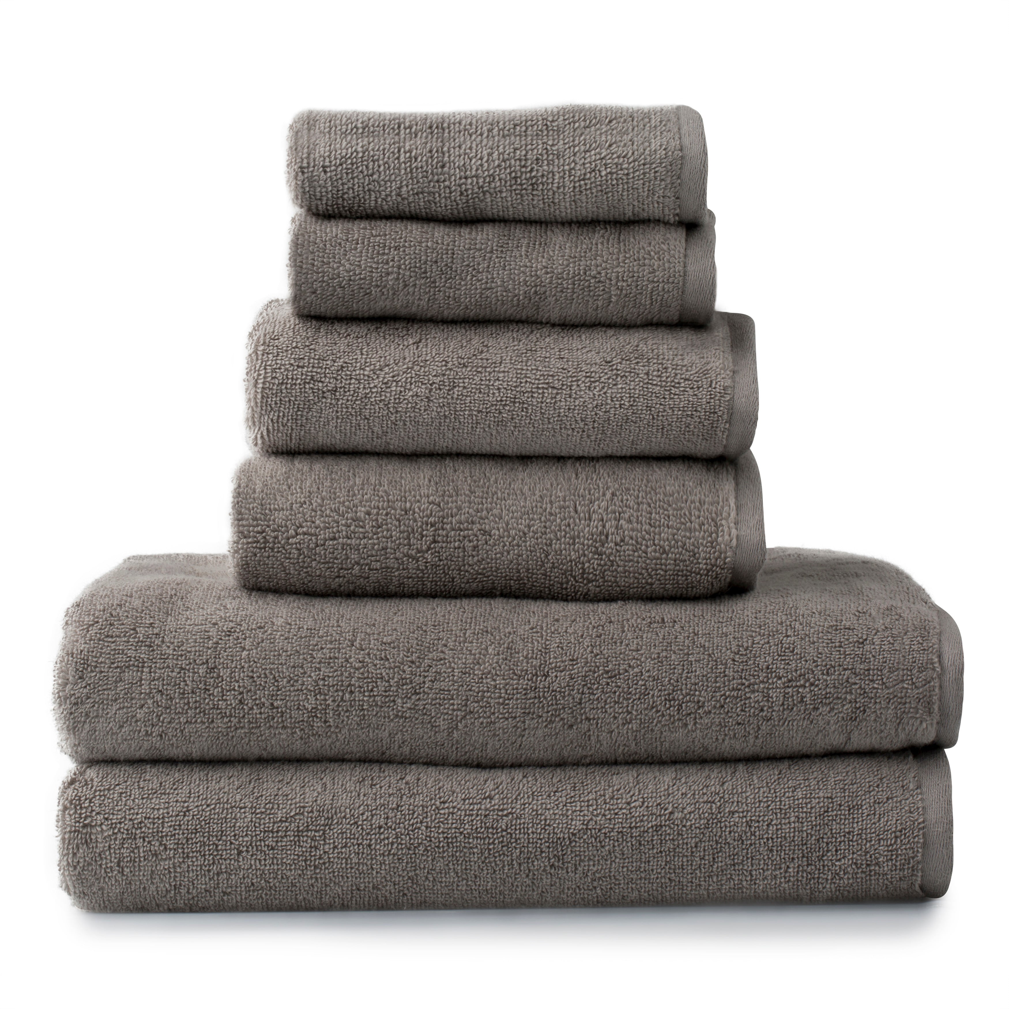 Welspun USA Inc Carefree Comforts Quick Dry 6 Piece Towel Set Walmart