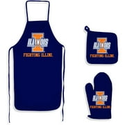 NCAA Illinois Fighting Illini 3-Piece Apron Set