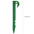thumbnail image 3 of TOPINCN 10Pcs Ground Garden Weed Barrier Fabric Shading Net Stake Fixing Plastic Pegs, Ground Pegs, Garden Tent Pegs, 3 of 8