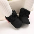 thumbnail image 2 of Newborn Baby Girls Boys Boots Soft Anti-Slip Sole Warm Winter Snow Booties Toddler Infant Prewalker Shoes, 2 of 6