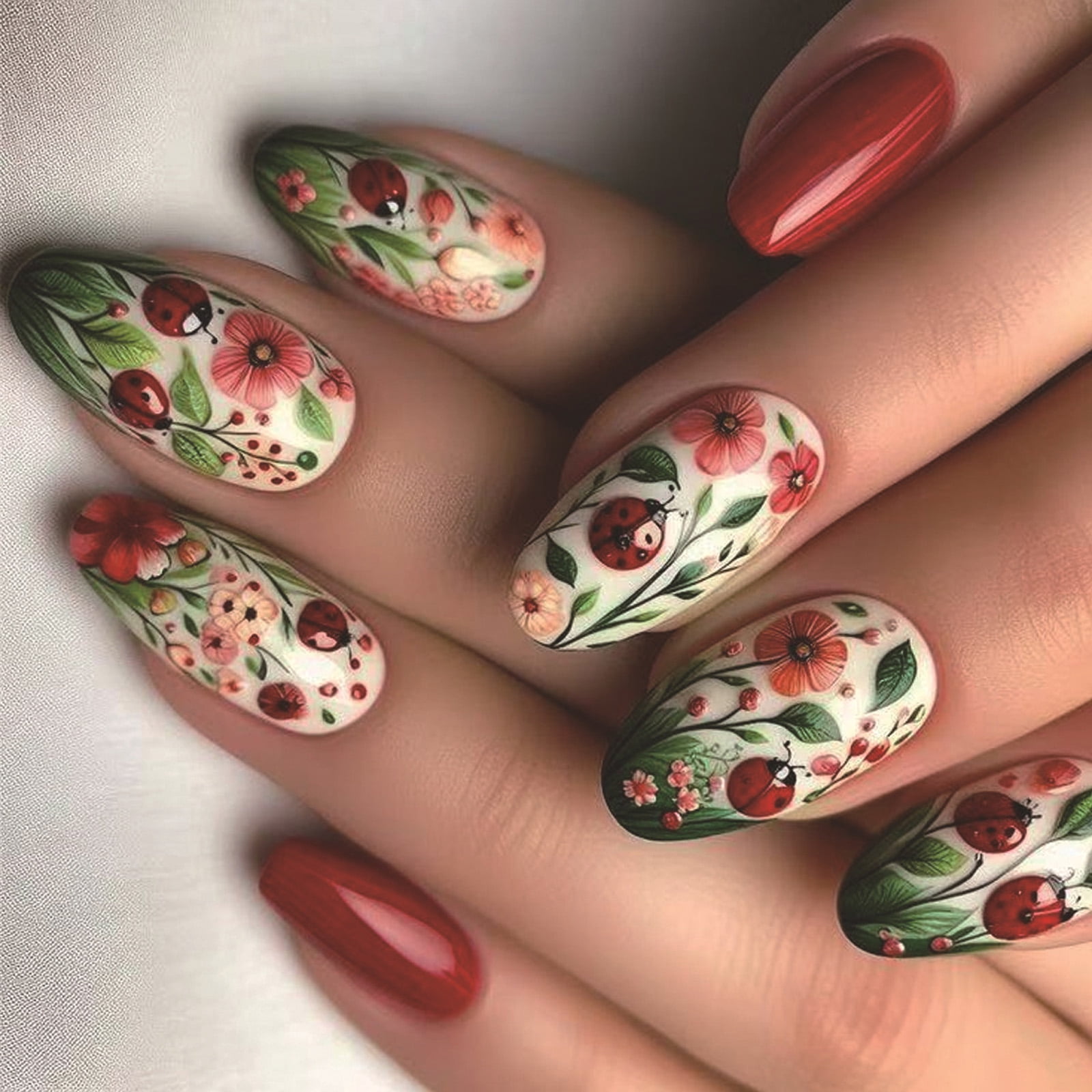 Allereya Press On Nails – Schwarz Matt, Kurze Quadratische Acrylnägel, 24 Stück, Für Party & Cosplay