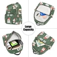 thumbnail image 5 of FORMRS Mini Backpack Purse for Women Quilted Travel Daypack Casual Shoulder Bag, Christmas Santa, 5 of 7