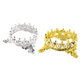 thumbnail image 1 of MasteelfCA 2PCS Nail Art Pen Brush Holder Classic Crown Pearl Manicure Pen Rack Decor, 1 of 8