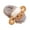 Grey, variant on Kids Sheep Slippers Fuzzy Plush Animal Bedroom Shoes Cotton Lined Warm Winter Home Slippers for Boys Girls Non-Slip Sole