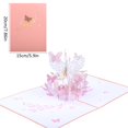 thumbnail image 2 of Bewildely Tarjeta de felicitación del día de San Valentín Flying Flower Basket Bendición Pop Up Card Escultura de papel 3D Regalo creativo Kits de decoración para fiestas Rosado Bewildely HA027145-01, 2 of 6