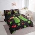 thumbnail image 3 of Castle Fairy Green Cucumber Bedding Comforter Set,Cartoon Pickle King Bedding Sets, 3 of 8